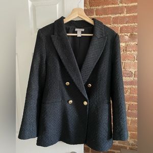 H&M Textured Weave Jacket Blazer